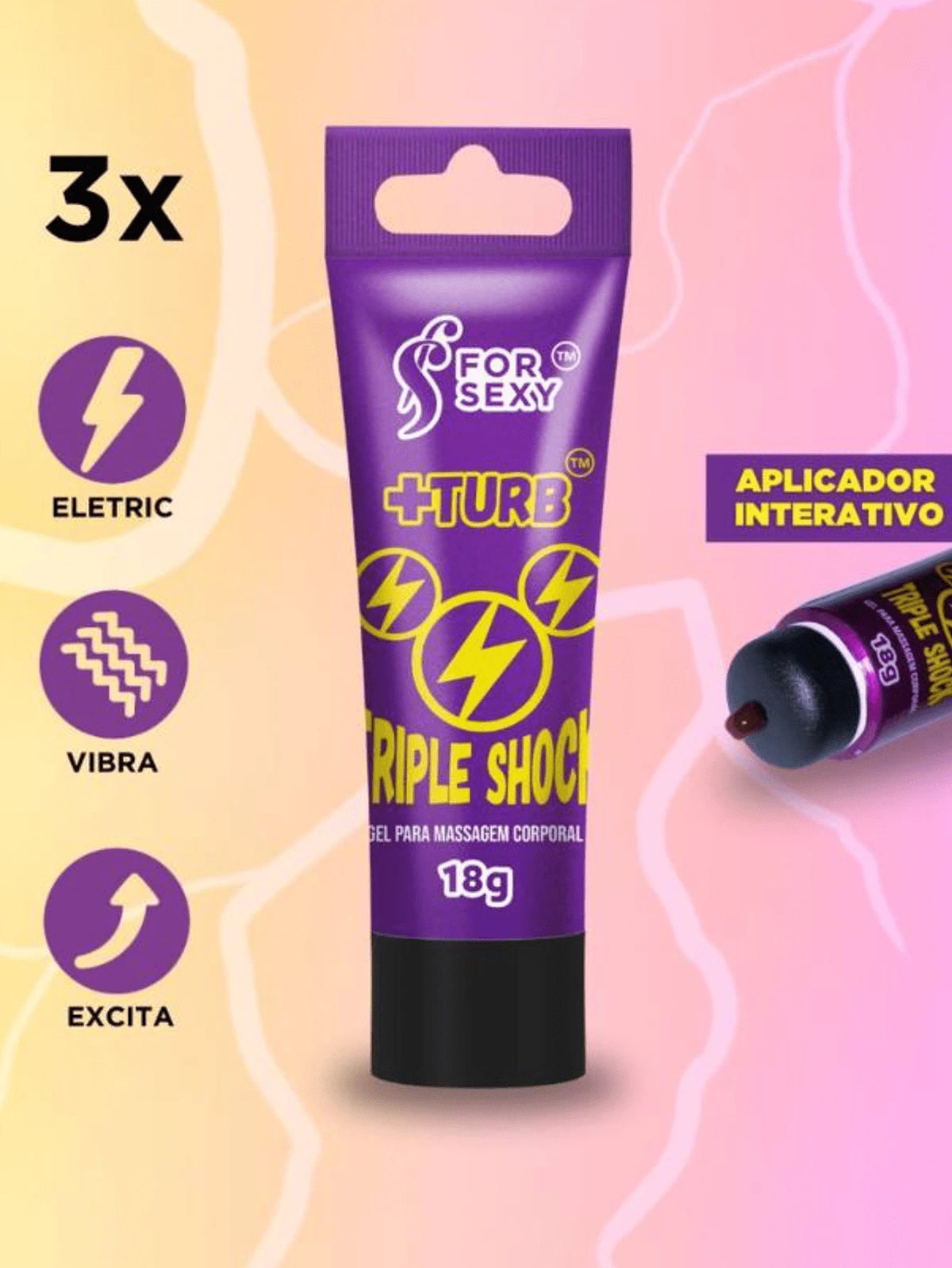 Bisnaga Forsexy Triple Shock - 18g