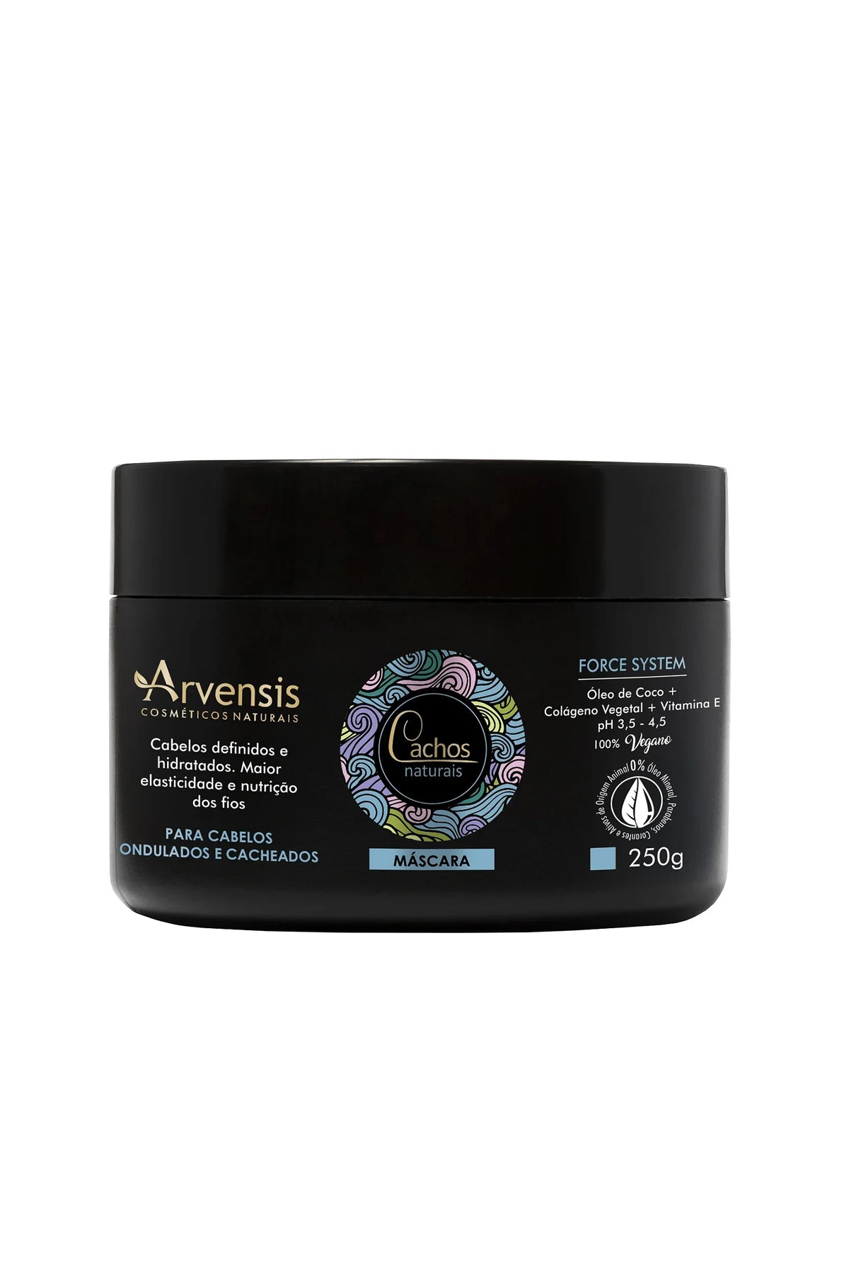 Máscara Capilar Cachos Ondulados/Cacheados Arvensis -250g