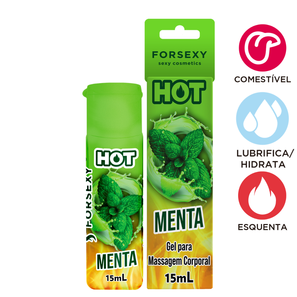 Gel Hot Beijável For Sexy Menta - 15ml
