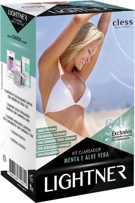Lightner Menta e Aloe Vera - Kit Clareador