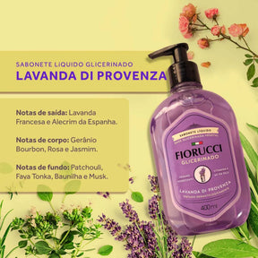 Sabonete Líquido Glicerinado - Lavanda Di Provenza