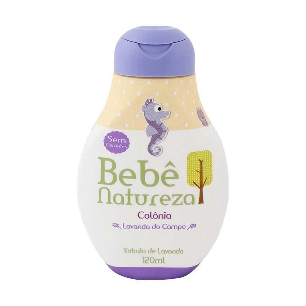 Colônia Bebê Natureza Lavanda Campo Fragrância Doce 120Ml