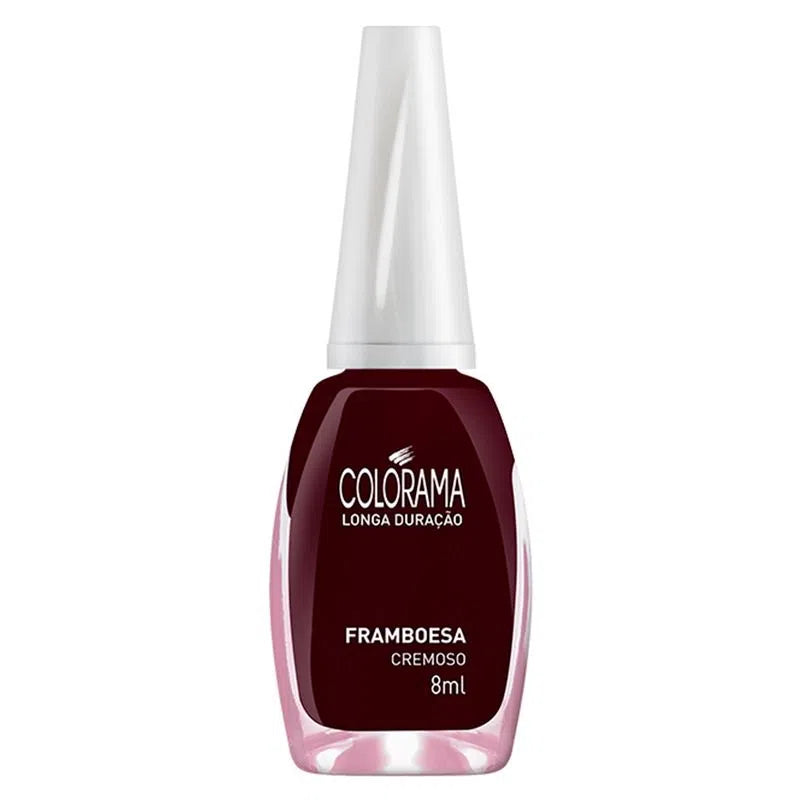 Esmalte Colorama Cremoso Verniz E Cor Framboesa - 8ml