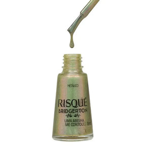 Esmalte Metálico Risqué Bridgerton Uma Abelha Me Contou - 8ml