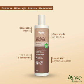 Shampoo Crespo Power Intense Hydration 300ml
