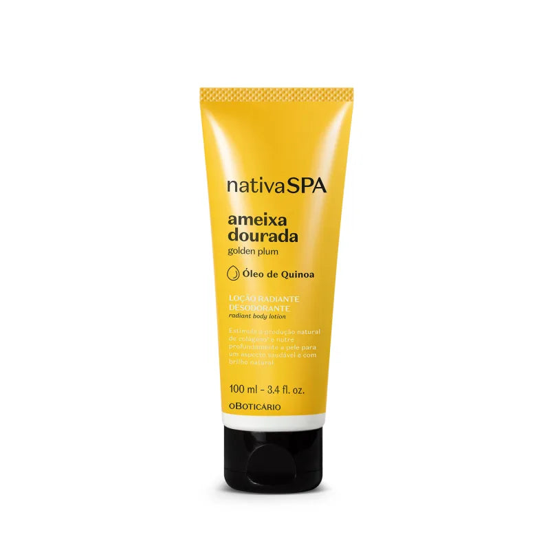 Nativa Spa Radiant Deodorant Body Lotion Golden Plum 100ml