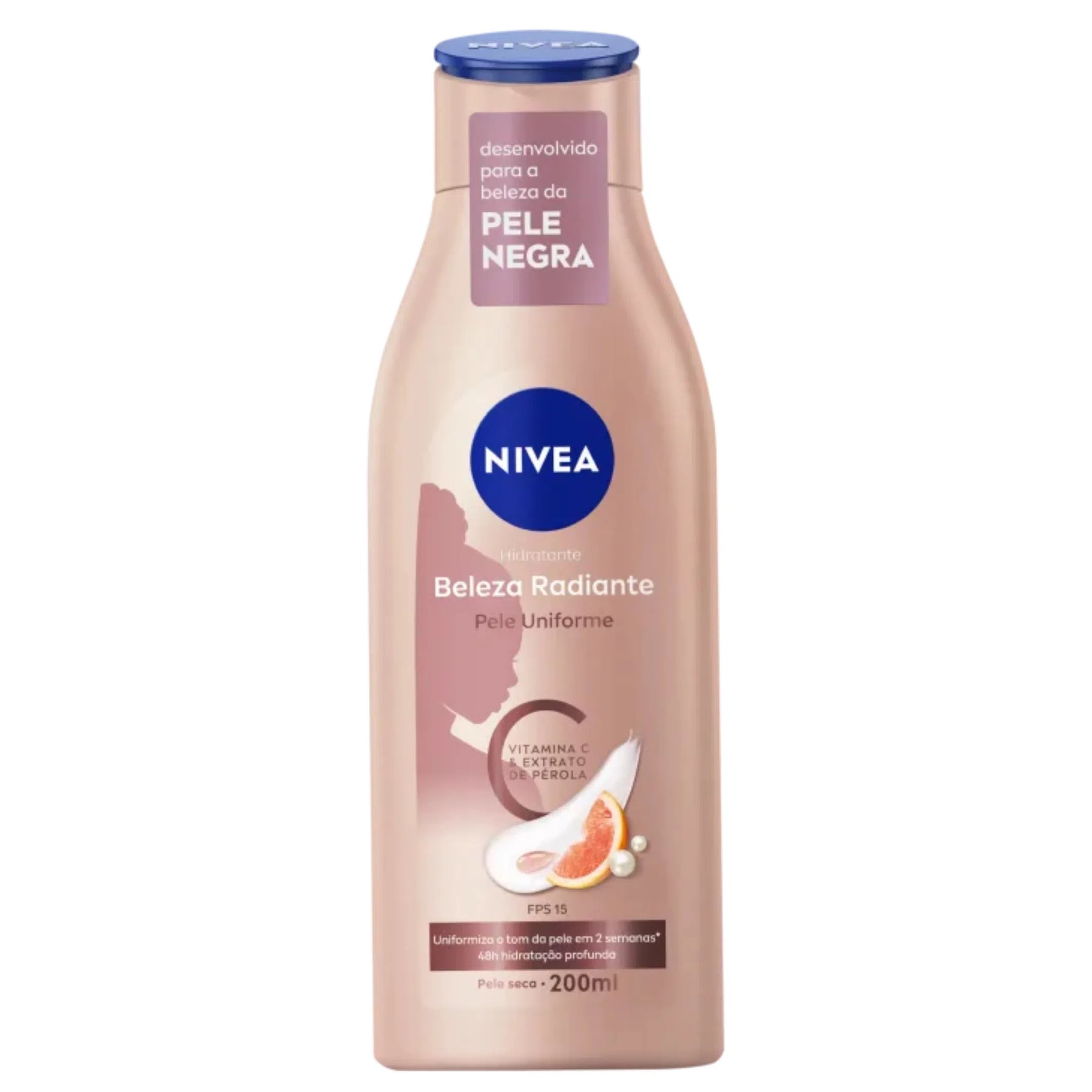 Creme Hidratante Corporal Nivea Beleza Radiante Pele Uniforme - 200ml