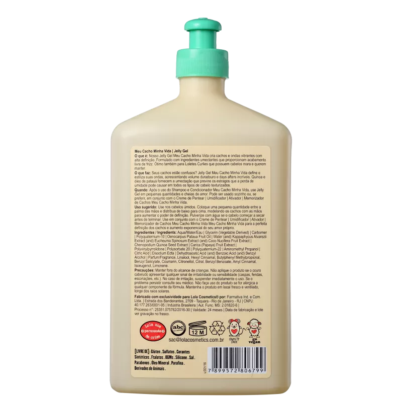Meu Cacho Minha Vida Jelly Gel - 500g