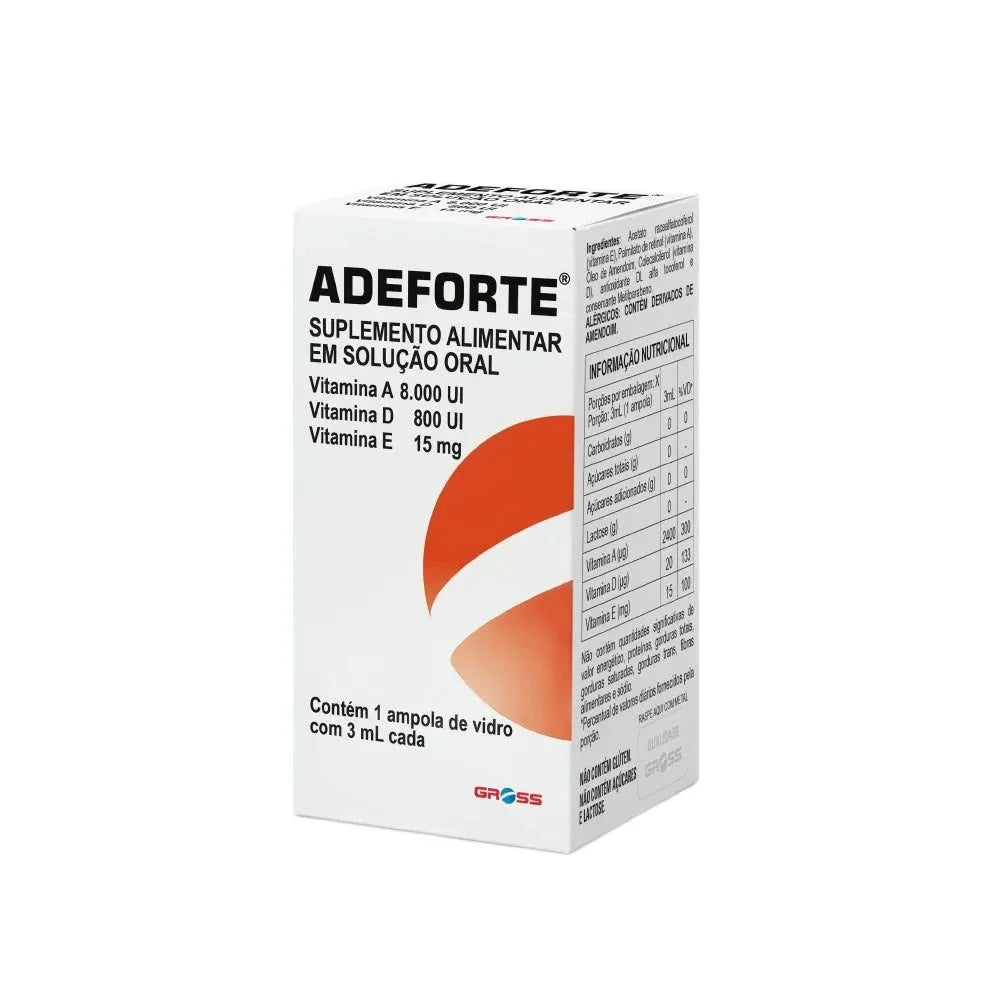 Adeforte Solução Oral Ampola - 3ml