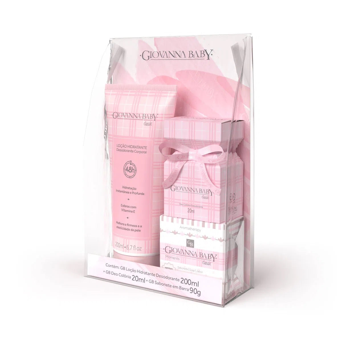 Kit Giovanna Baby Classic Colônia Hidratante e Sabonete