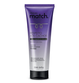 Match Respeito aos Cachos Conditioner 250ml - O Boticario 