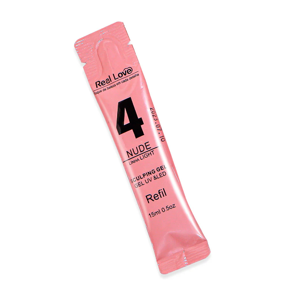 Refil de Gel para Alongamento de Unhas - Linha Light - 15ml - Real Love