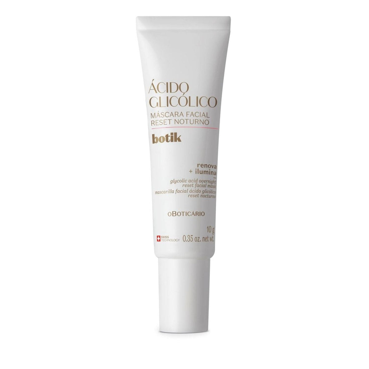 Botik Mascara Facial Reset Noturna Acido Glicolic   05g