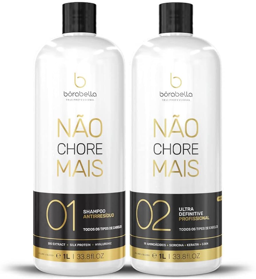 Kit Progressiva Borabella Não Chore Mais - 1L
