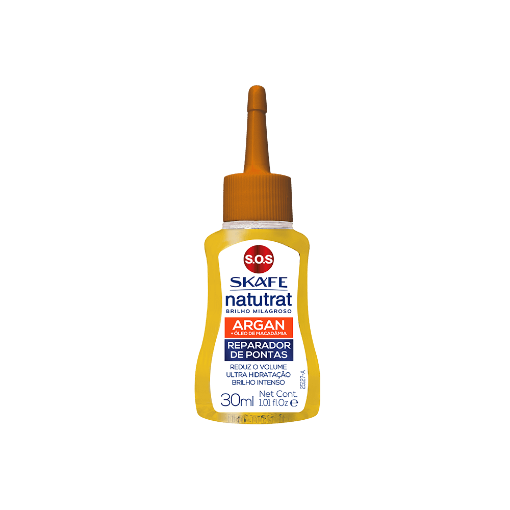 Reparador de pontas Natutrat S.O.S Brilho Milagroso Argan+Macadâmia 30ml