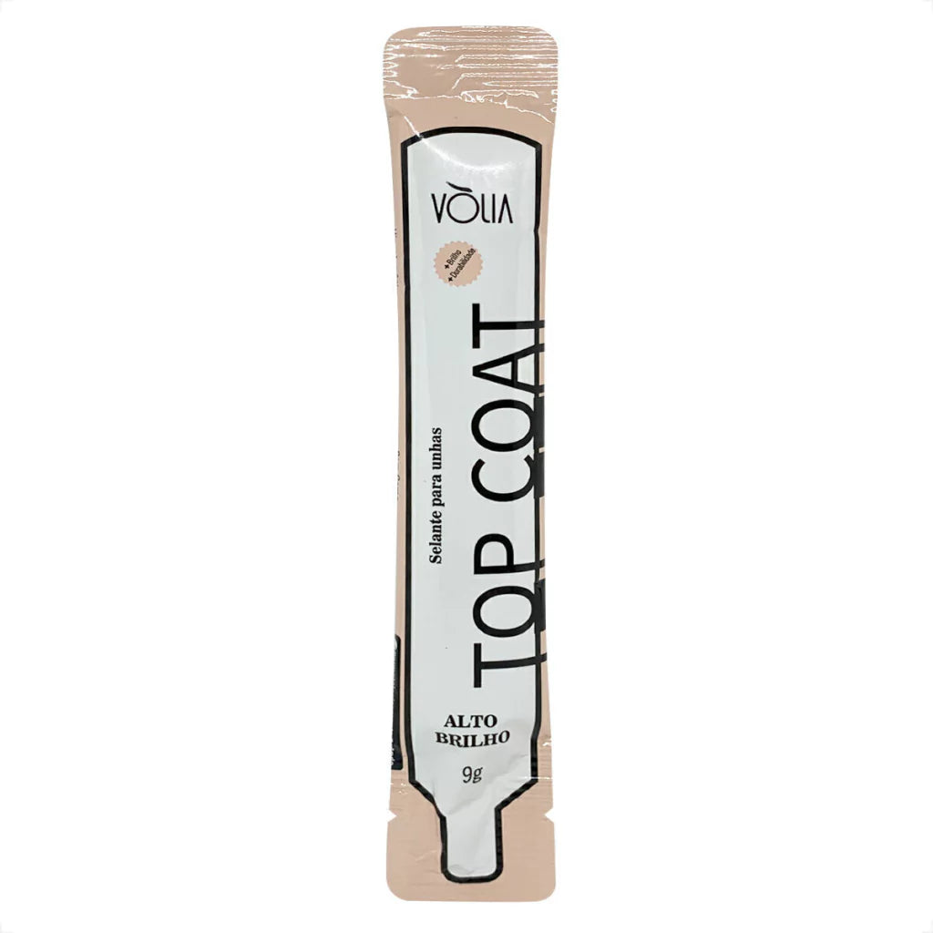 Top coat Volia sachê Selante para unhas Clear Refil 9g