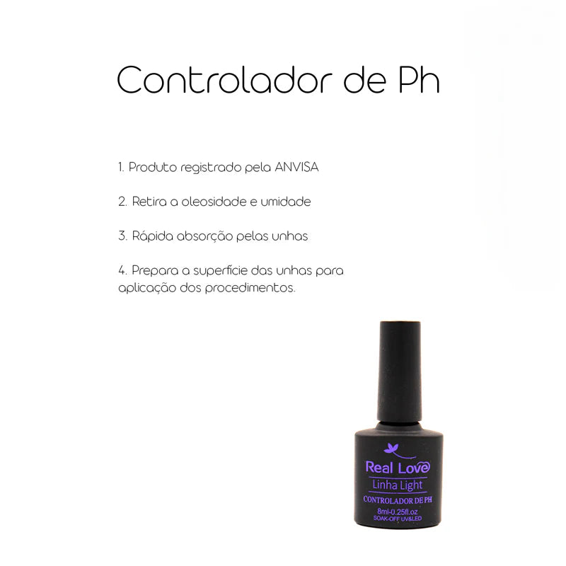 Desidratador Para Unhas Controlador De PH Linha Light - 8ml