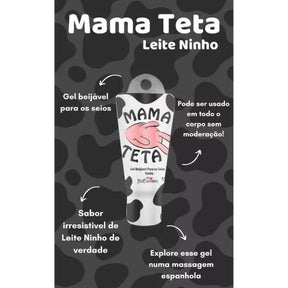 Mama Teta Gel Beijavel sabor Ninho  – 15Ml