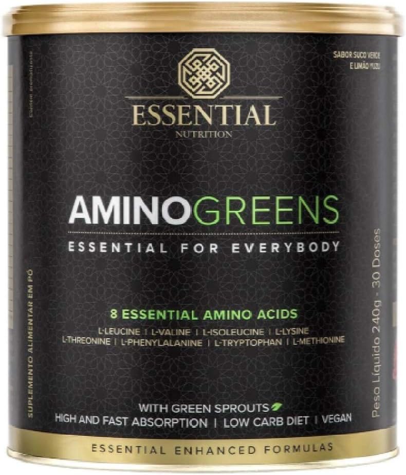 Amino Acids Amino Greens Vegan 240g - Essential Nutrition Flavour: Green Juice and Lemon