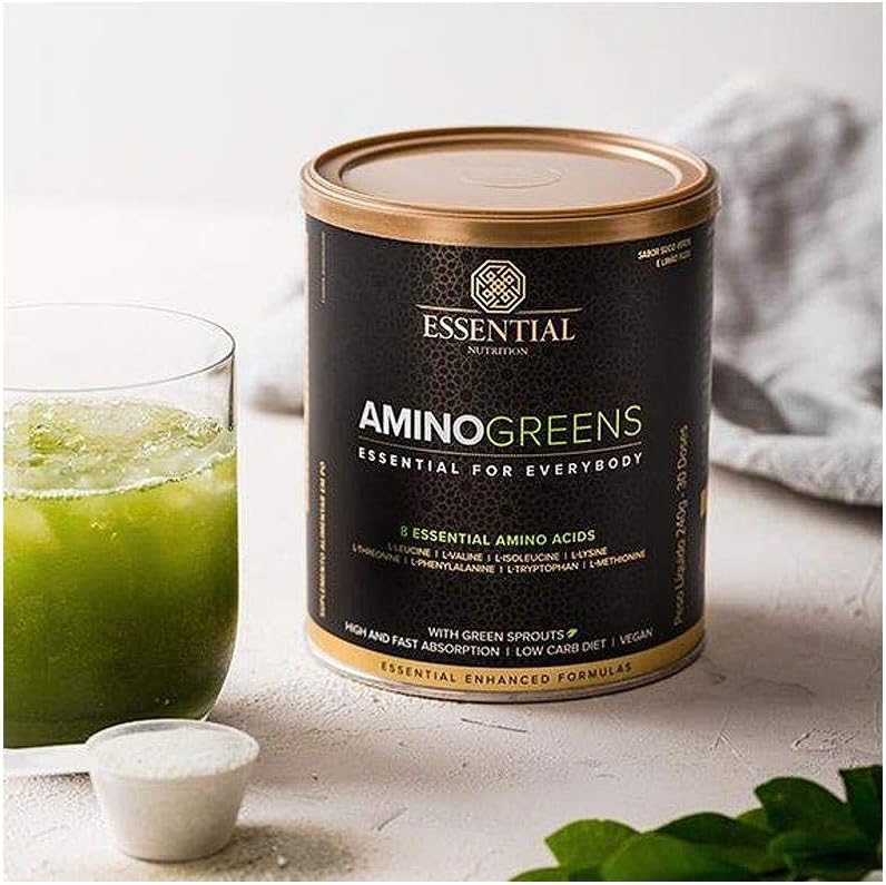 Amino Acids Amino Greens Vegan 240g - Essential Nutrition Flavour: Green Juice and Lemon