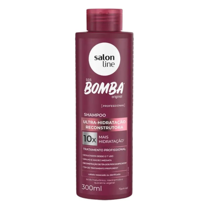 Shampoo SOS Bomba Ultra-Hidratação Reconstrutora - 300ml