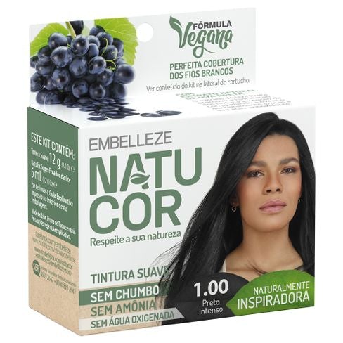 Powder Dye Natucor 1.00 - Intense Black