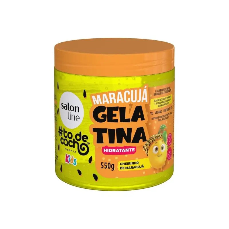 Gelatina #todecacho Kids Hidratante Maracujá - 550g