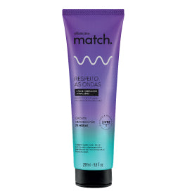 Match Respeito aos Cachos Creme Modelador ONDULADOS 290ml - O Boticario 