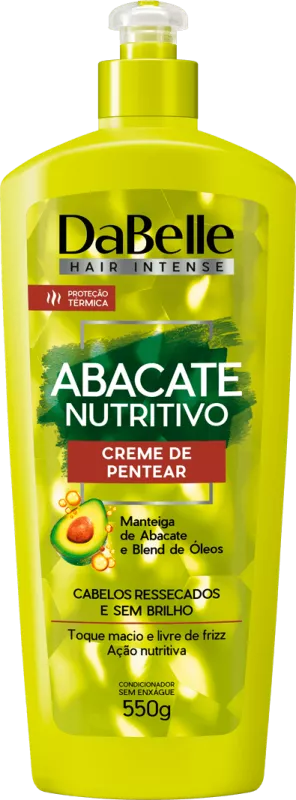 Creme De Pentear Dabelle 550g Abacate Nutritivo