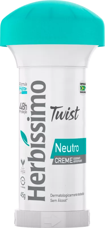 DESODORANTE HERBÍSSIMO CREME TWIST 045G NEUTRO