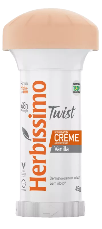 DESODORANTE HERBÍSSIMO CREME TWIST 045G VANILLA