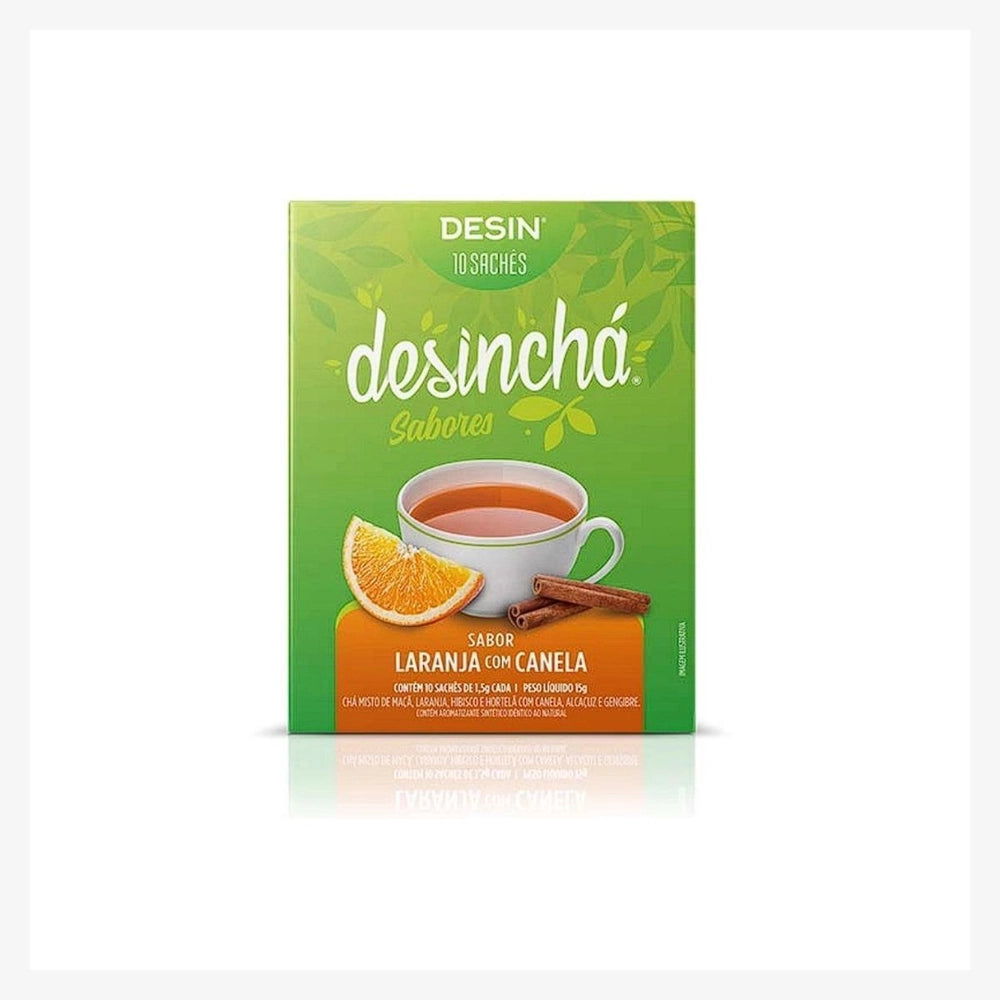 Desinchá Sabores Laranja com Canela - 10 Sachês