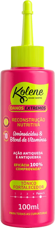 TÔNICO CAPILAR KOLENE 100ML DANOS EXTREMOS