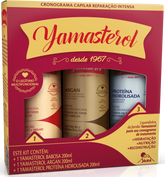 Kit Creme Yamasterol 200ml Babosa+argan+proteína Hidrolisada 03un