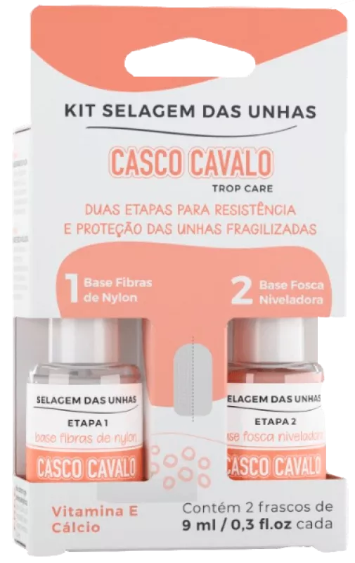 CASCO DE CAVALO TROP CARE BLISTER 09ML KIT SELAGEM DAS UNHAS