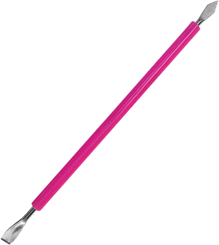 Espátula/Raspador Inox Com Protetor de Silicone Para Cutícula