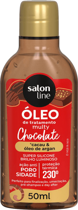 ÓLEO CAPILAR SALON LINE 050ML MULTY CHOCOLATE