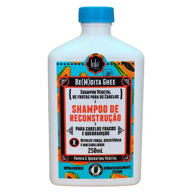 Shampoo Lola Be(m)dita Ghee Papaya e Queratina Vegetal - 250ml