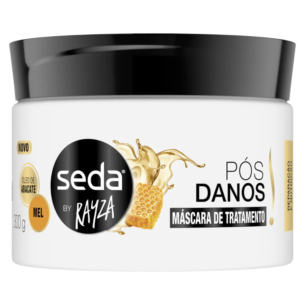 Máscara Capilar Seda By Rayza Pós Danos 300g