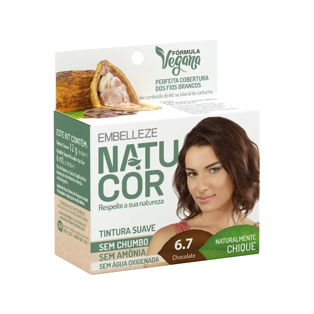 Tintura Em Pó Natucor 6.7 - Chocolate
