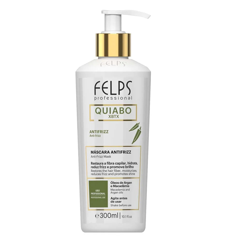 Escova Progressiva Felps Xbtx De Quiabo Okra - 300ml