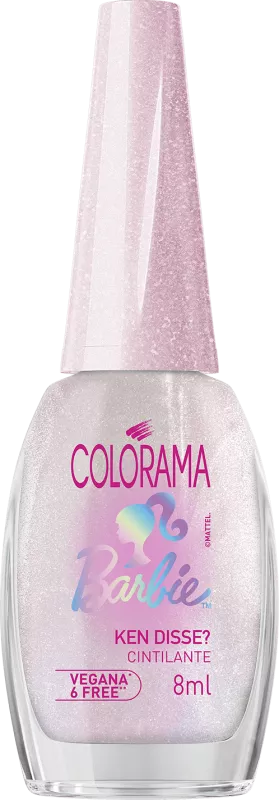ESMALTE COLORAMA BARBIE COMERCIAL 8ML KEN DISSE? CINTILANTE