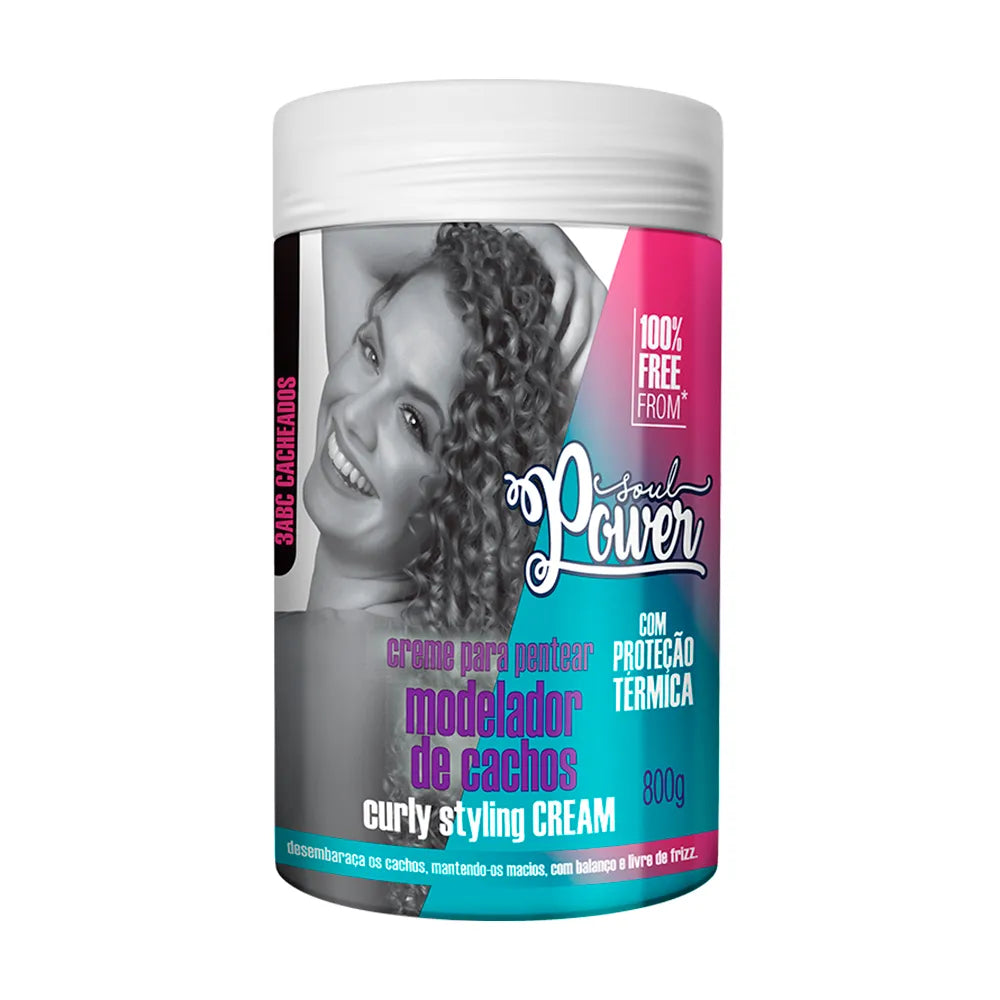 Creme De Pentear Soul Power Curly Styling Cream - 800ml