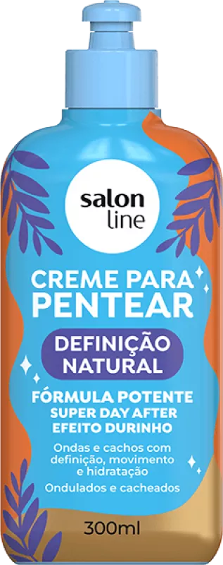 CREME PARA PENTEAR SALON LINE 0300ML DEFINIÇÃO NATURAL
