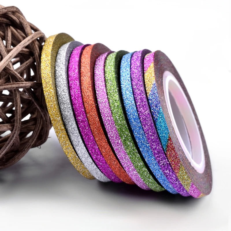 Glitter Nail Clip 3mm