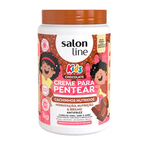Creme para Pentear Chocolate Kids Cachinhos Nutridos - 1kg