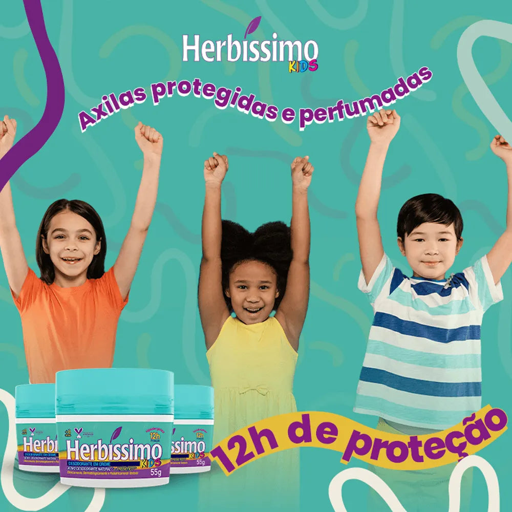 Desodorante Creme Herbíssimo Kids - 55g