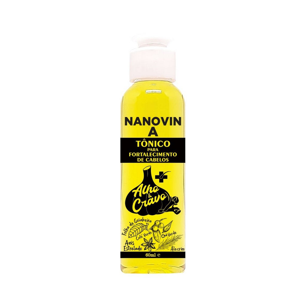 TÔNICO CAPILAR NANOVIN A - ALHO E CRAVO 60 ML