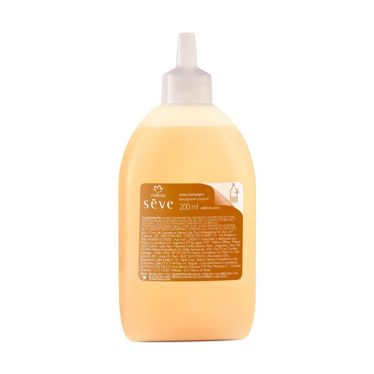 Seve Eco Refill Moisturising Body Oil Rosas e Amendoas 200 ml - Natura