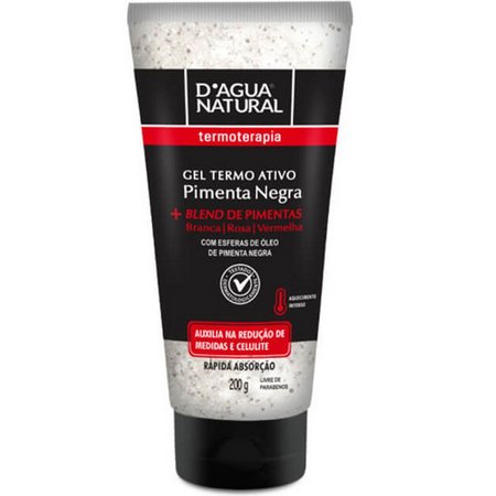 Gel Termo Ativo Pimenta Negra D'agua Natural - 200g